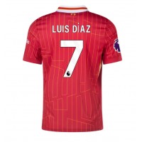 Pánský Fotbalový dres Liverpool Luis Diaz #7 2024-25 Domácí Krátký Rukáv